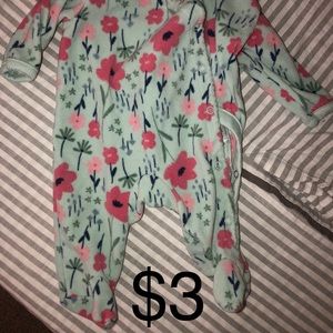 Newborn fleece sleeper